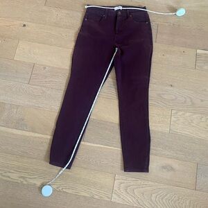 Pistola Deep Purple/Burgundy Skinny Jeans